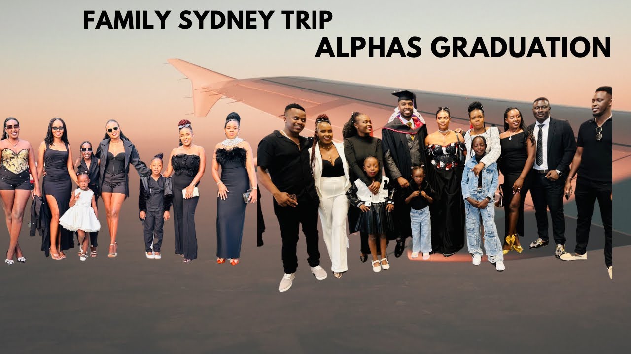 Alphas Graduation Party//Emotional Party/// Blessed Family🙏🏼 Travel with us to Sydney.