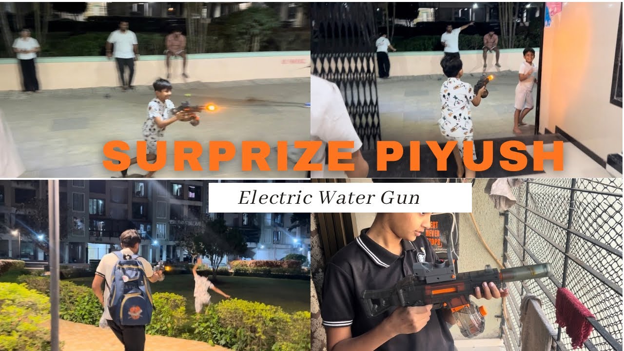 Surprising Piyush with Water Gun 💦😱  | First Holi | Daily Vlog Day 62