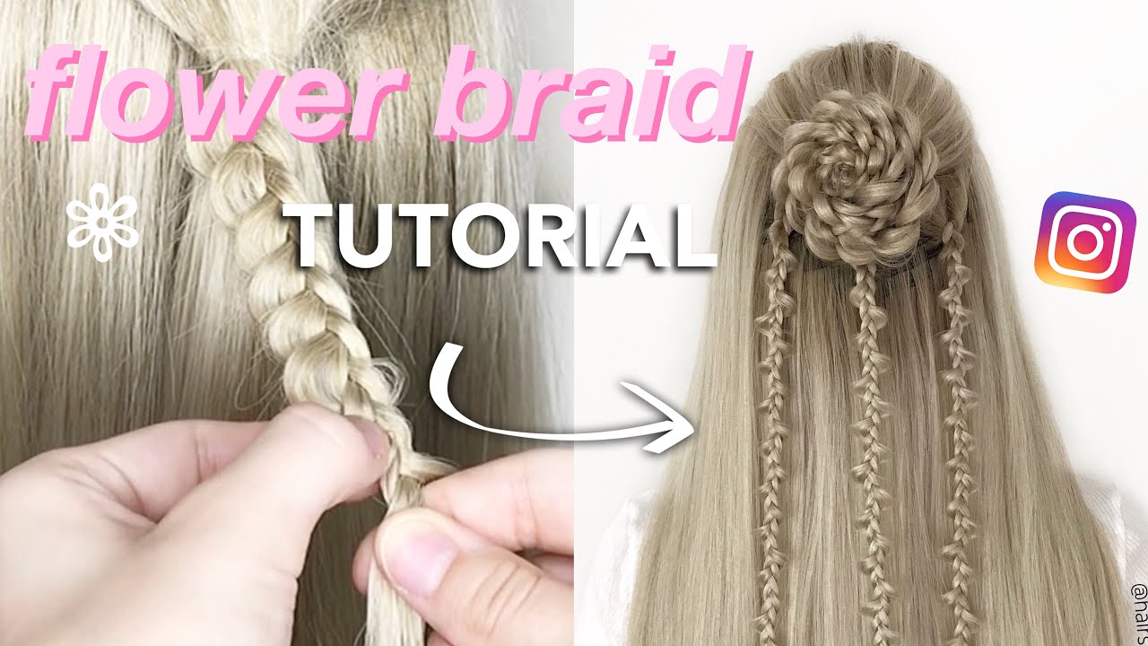 flower braid TUTORIAL