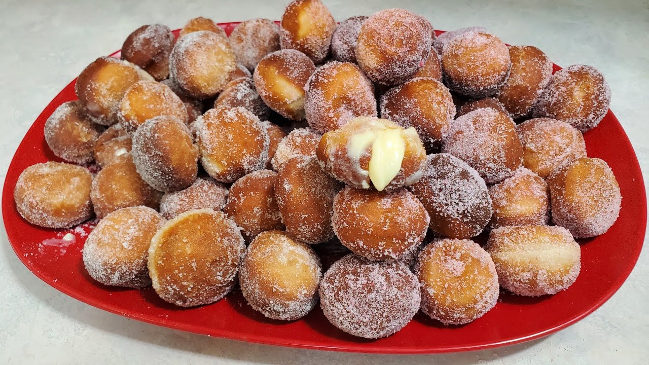 Como hacer estas delisiosas bolitas fritas rellenas