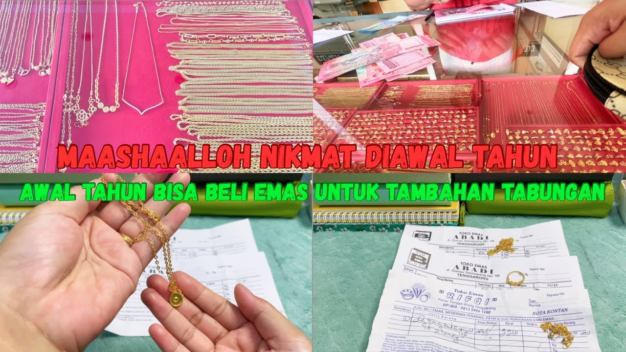 Rutinitas IRT || Ke Bank ambil tabungan untuk dibelikan EMAS || Self reward untuk diri sendiri ||