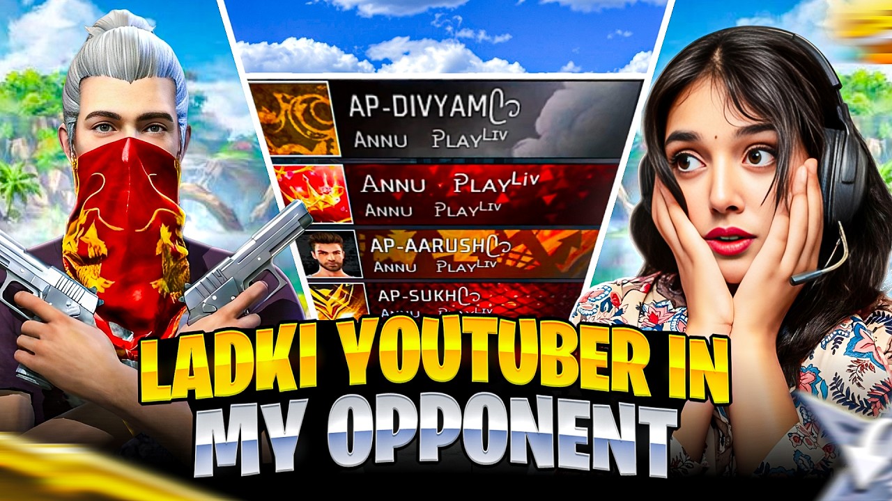 OPPONENT ME LADKI YOUTUBER 😱 AAGYI !  🔥 SHER LIVE