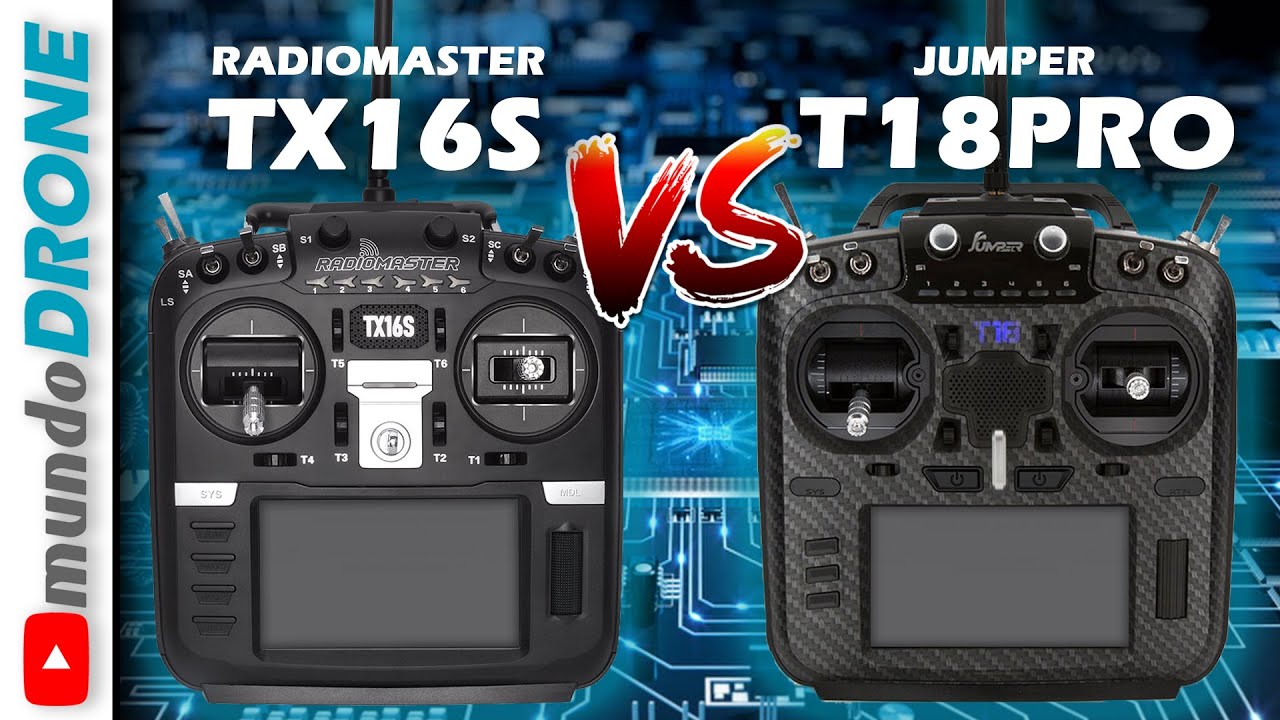 JUMPER T18 Pro vs RADIOMASTER TX16S qual é o MELHOR?