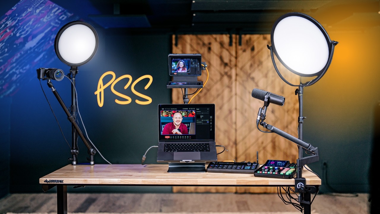 Build a Rolling Podcast & YouTube Desk 3 Setups + 1 Plug