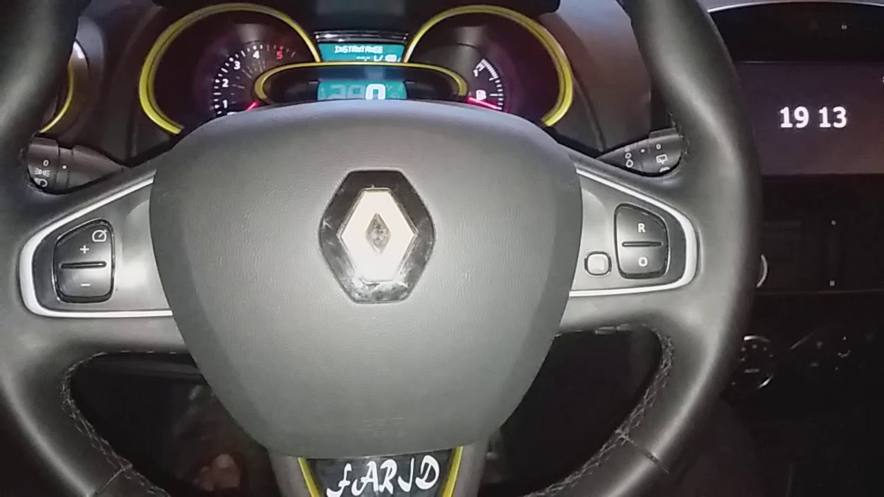 Activer le mode garage dans la CLIO 4