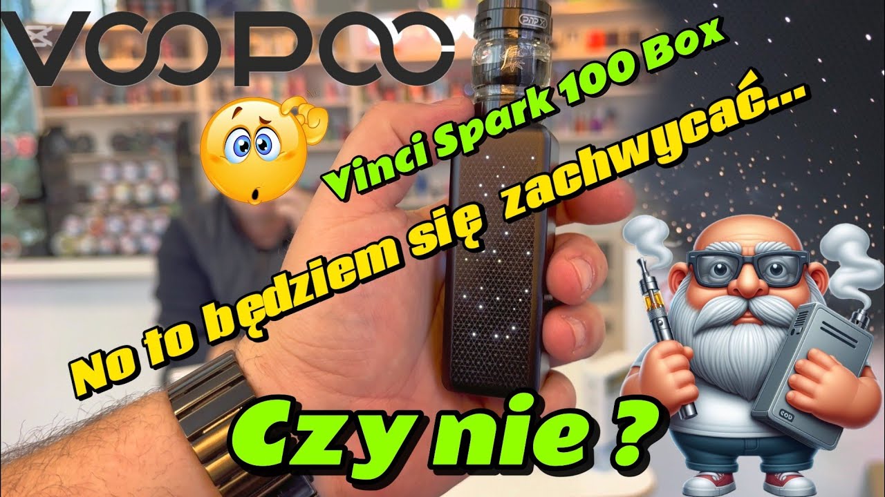 Vinci Spark 100 - HIT czy KIT - e-papierosy, KURA z Papa BUCH testuje sprzęt vape