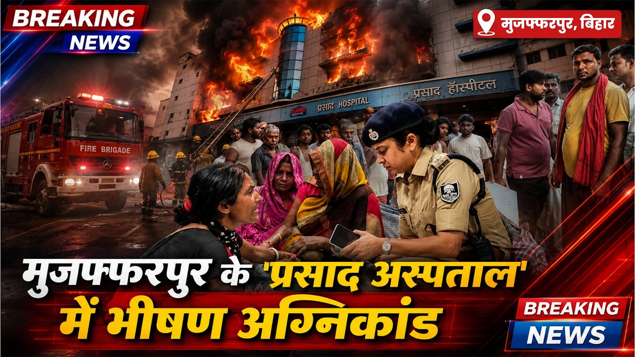 Muzaffarpur Hospital Fire : ICU मे लगी आ'ग ने छीन ली 4 जिंदगियां खिड़की-दरवाजे तोड़ मरीजों का Rescue