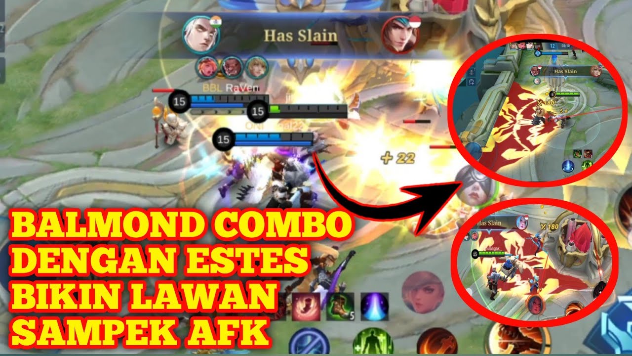 BALMOND COMBO SAMA ESTES BIKIN LAWAN KABUR ‼️MOBILE LEGENDS