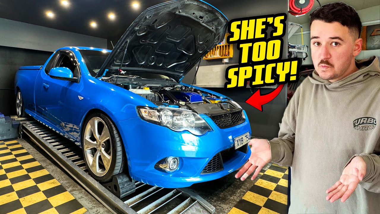 Barra Turbo Ute has BIG ISSUES on the Dyno...