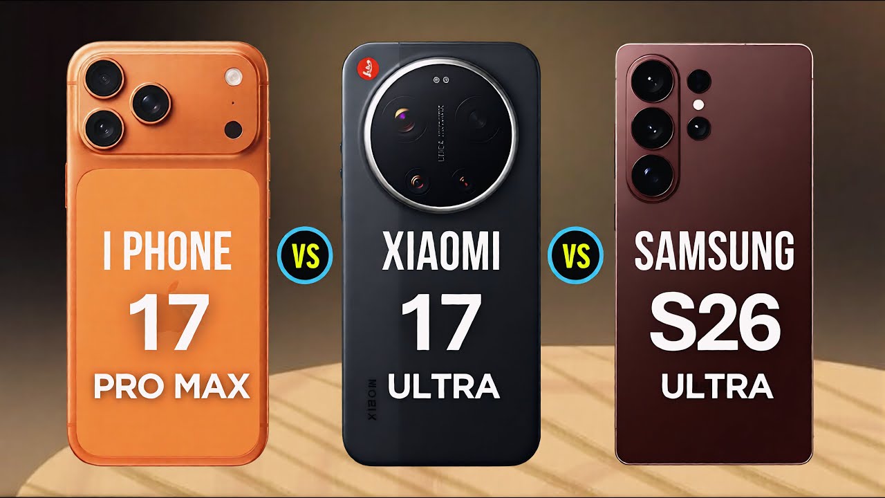 Xiaomi 17 Ultra vs Samsung S26 Ultra vs iPhone 17 Pro Max 🔥 Which is The Best For You?