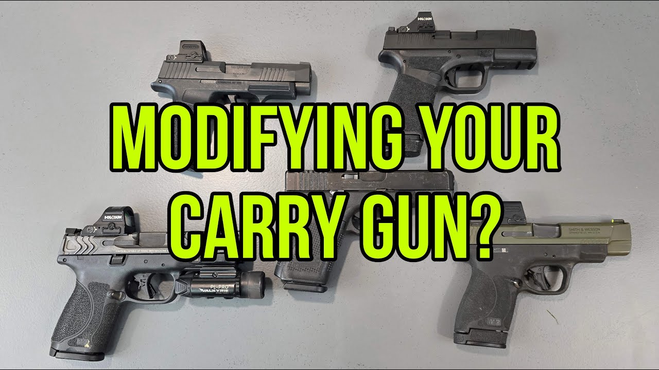 Should You Modify Your Carry Gun? A Cop's Perspective
