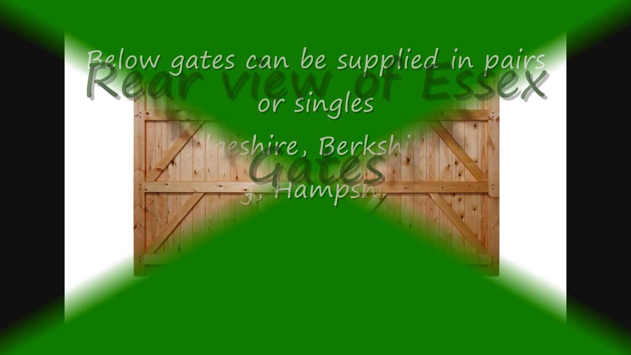 Promotional Wooden Gates