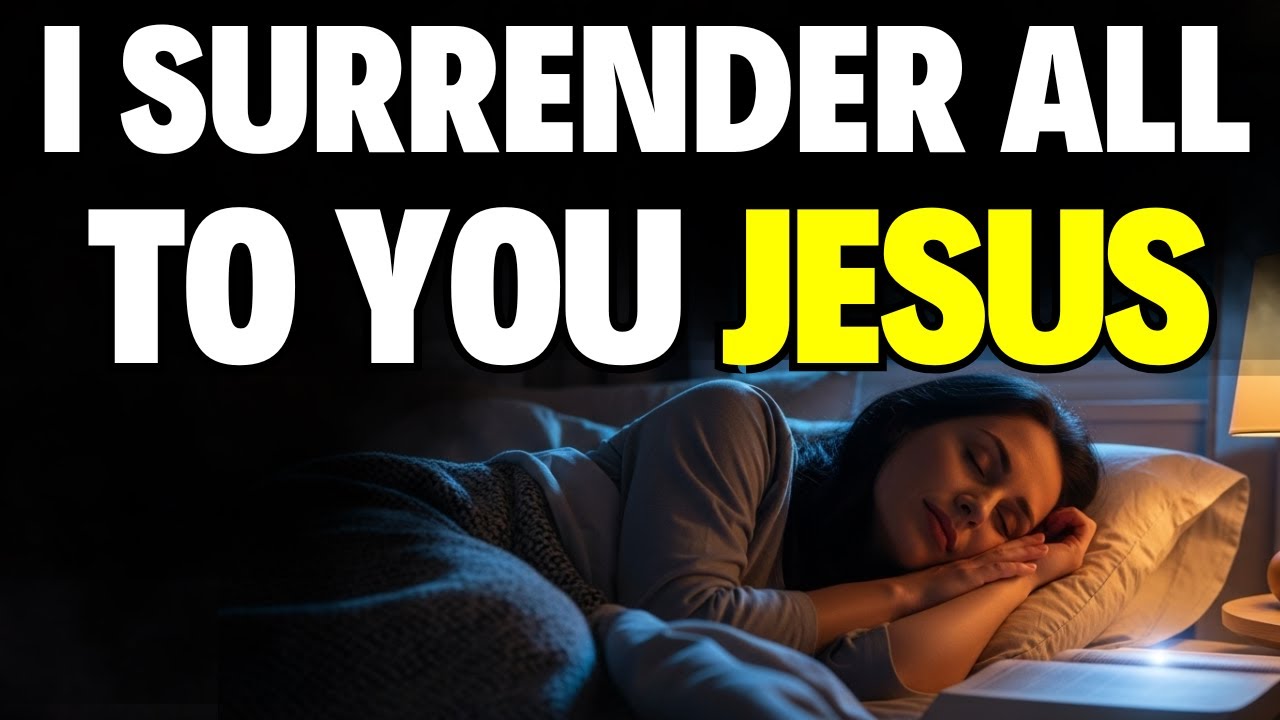 Listen to this prayer to invite Jesus into your heart tonight | Fall asleep with God's word.