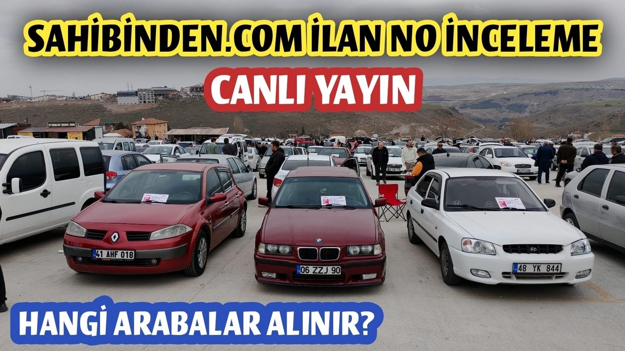 🔴 CANLI: ARABA SATIŞLARI DURDU | Sahibinden İlan No İnceleme - 15 Mart 2026
