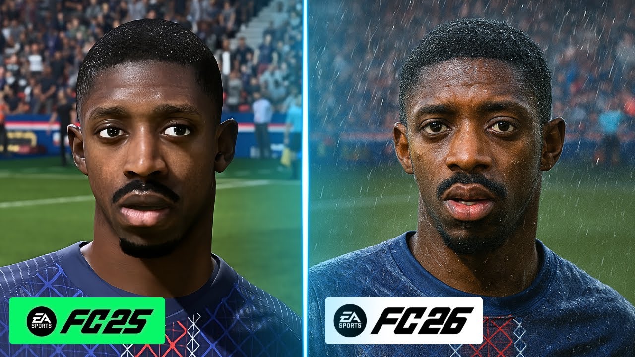 EA FC 26 vs EA FC 25 - Gameplay & Graphics Details Comparison [4k]