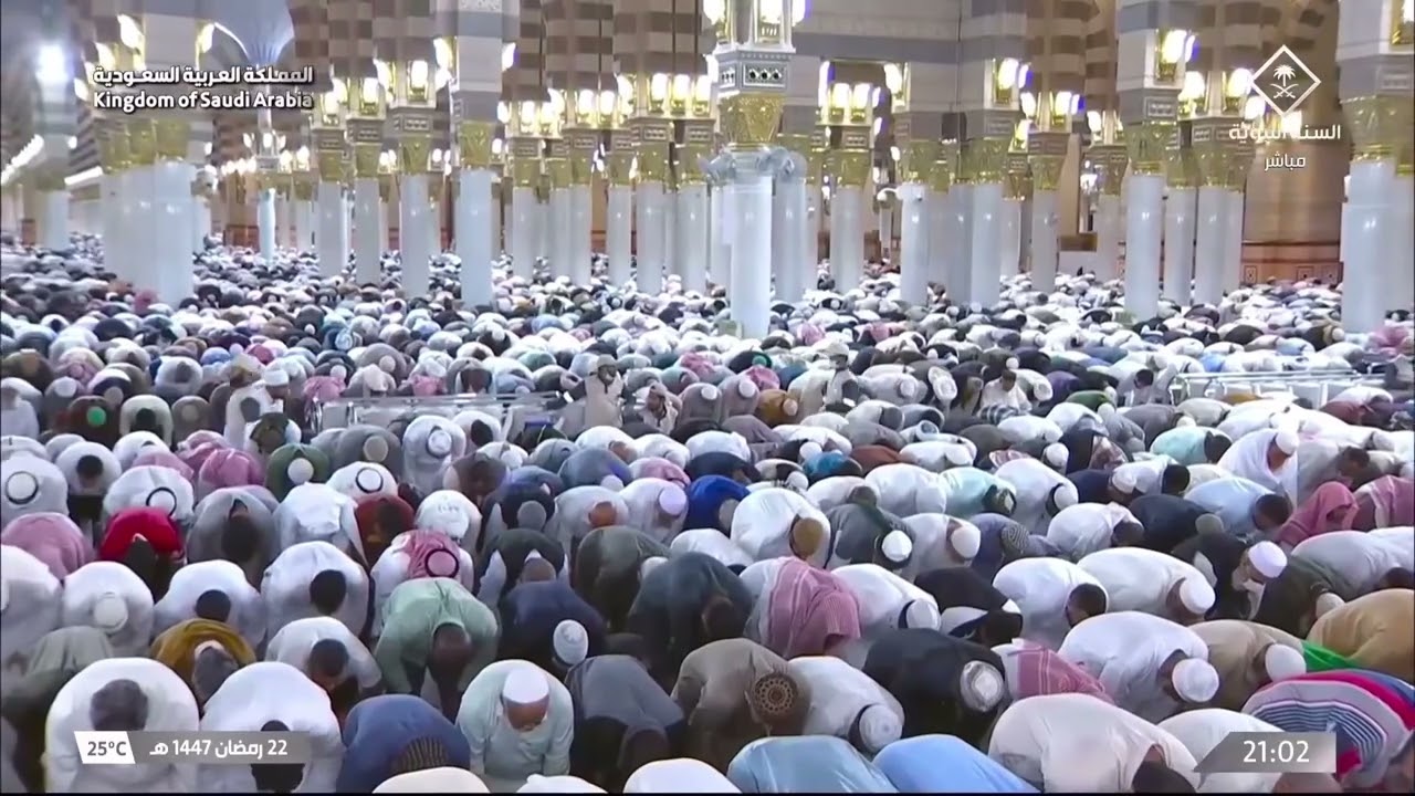 23rd Ramadan 1447 Madeenah Taraweeh Sheikh Quraafi