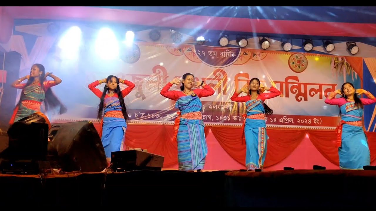 Bodo+Assamese+Nepali+Hindi Remix song ll stage program ll uk boys