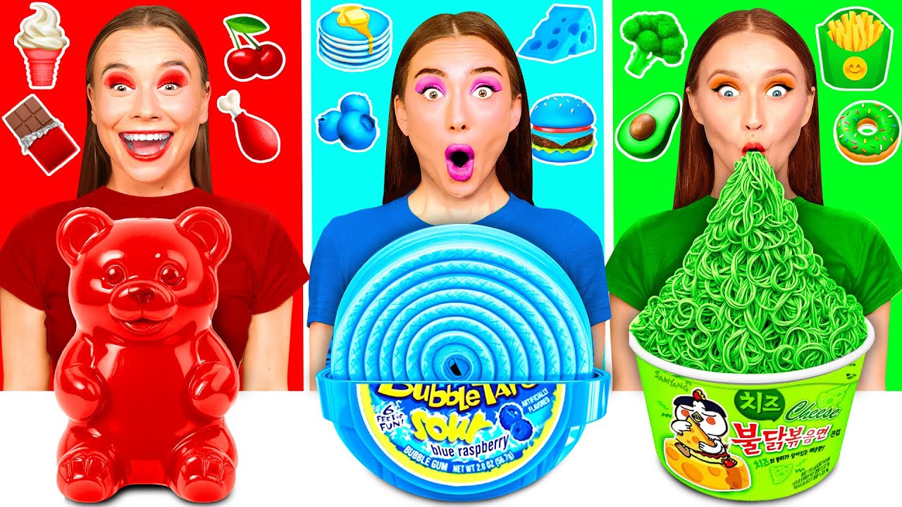 Food of The Same Colors Challenge | Food Battle by TeamTeen Challenge