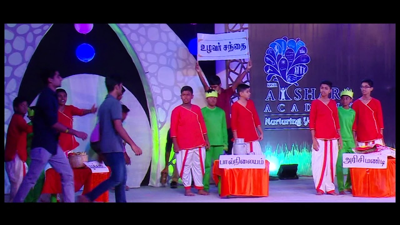 Theme Dance (Farmers) KSR Akshara Academy Sr. Sec. School !!!