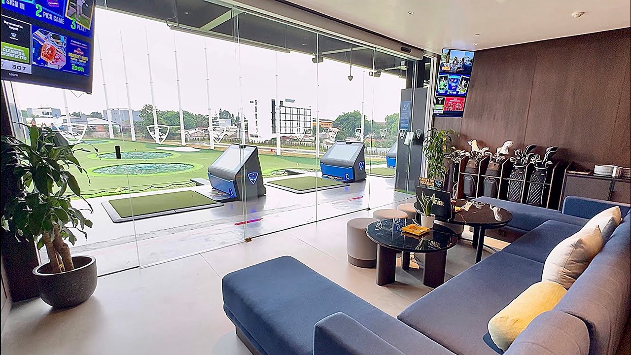 TOPGOLF Jakarta Full Review DRIVING RANGE Walk around Tour @ Fatmawati South Jakarta Indonesia 🇮🇩