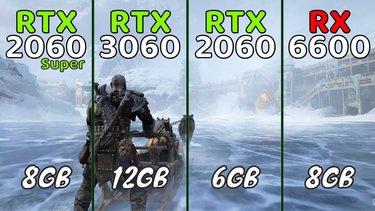 RX 6600 vs RTX 2060 vs RTX 3060 vs RTX 2060 Super | Test In 1080P & 1440P