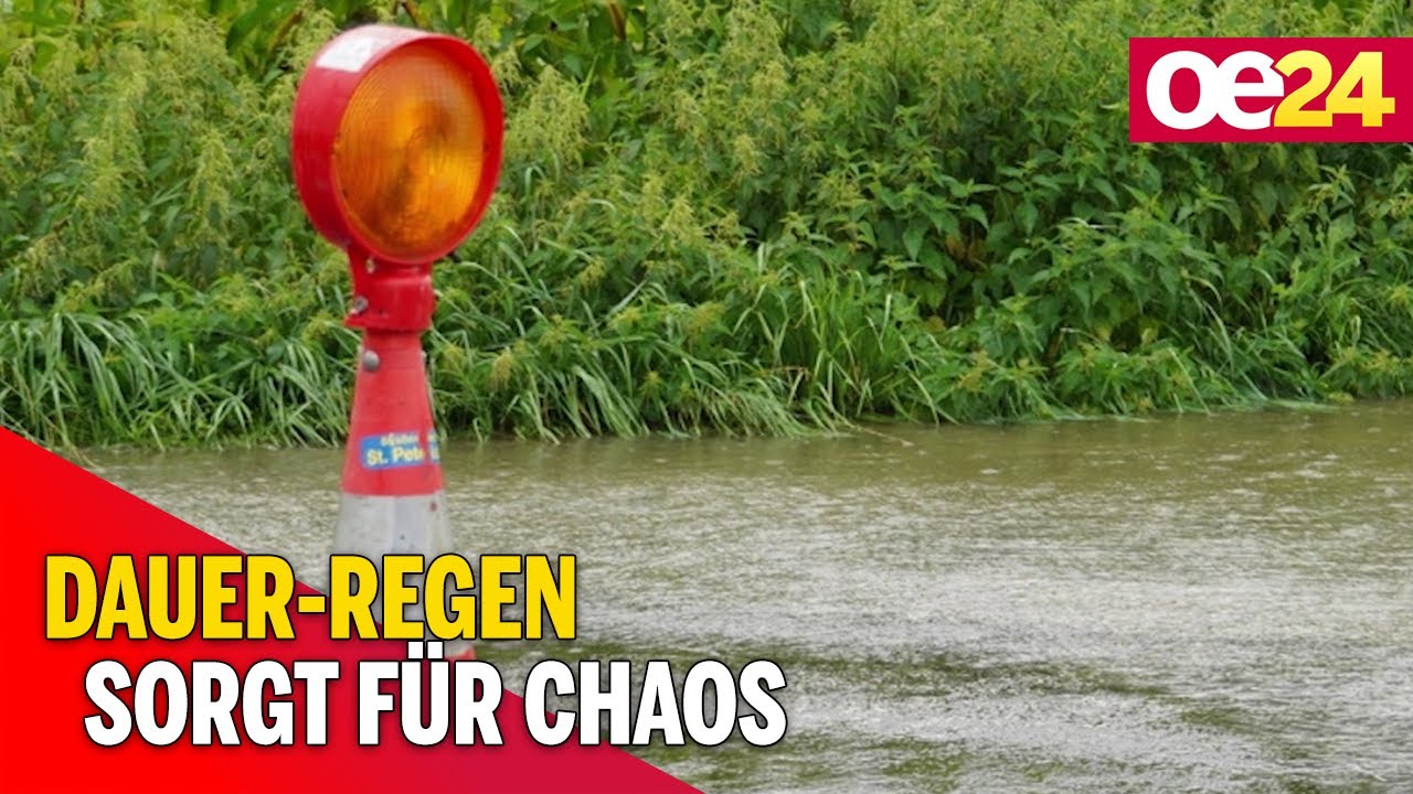 Bezirk Amstetten: Dauer-Regen sorgt f&uuml;r Chaos
