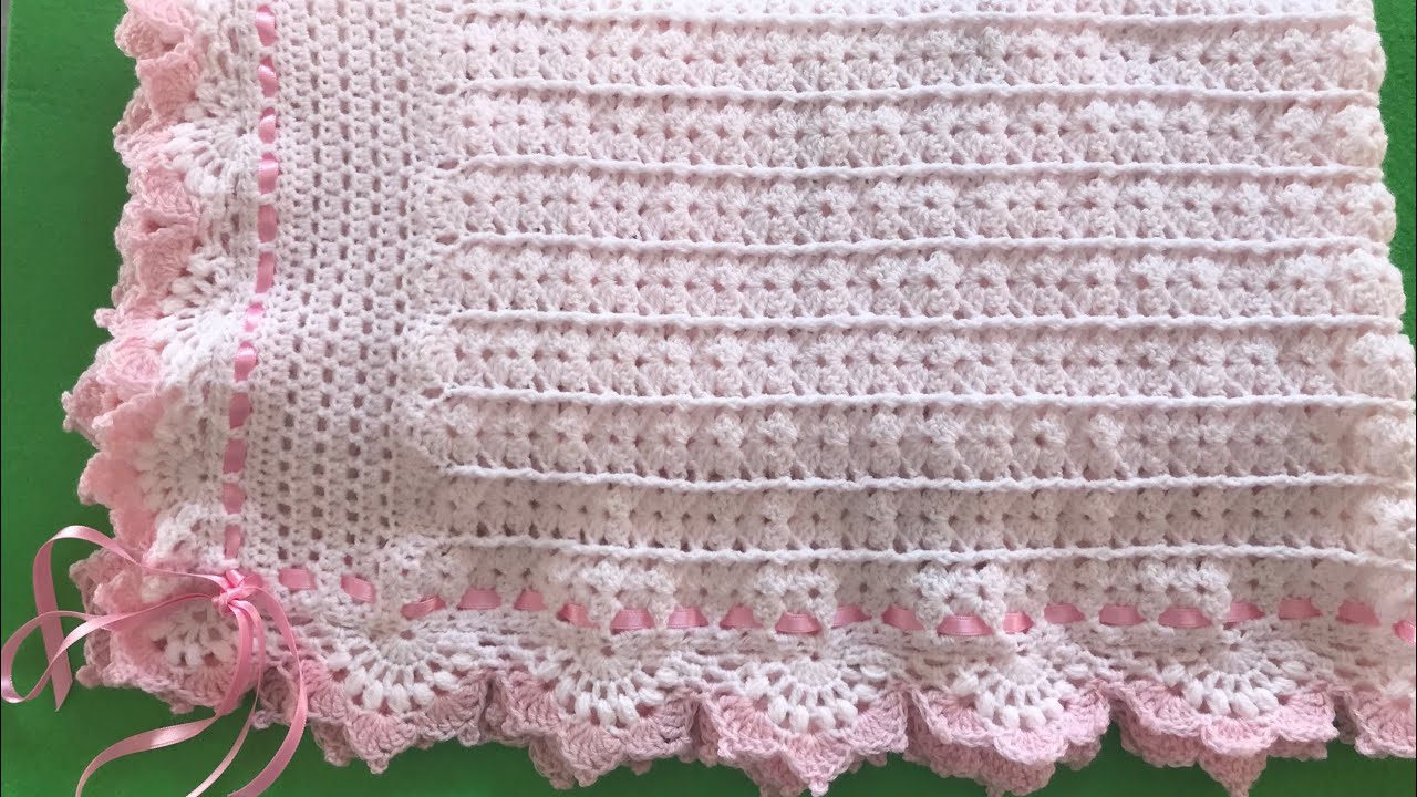 MANTA O COBIJA A CROCHET MARIA FACIL