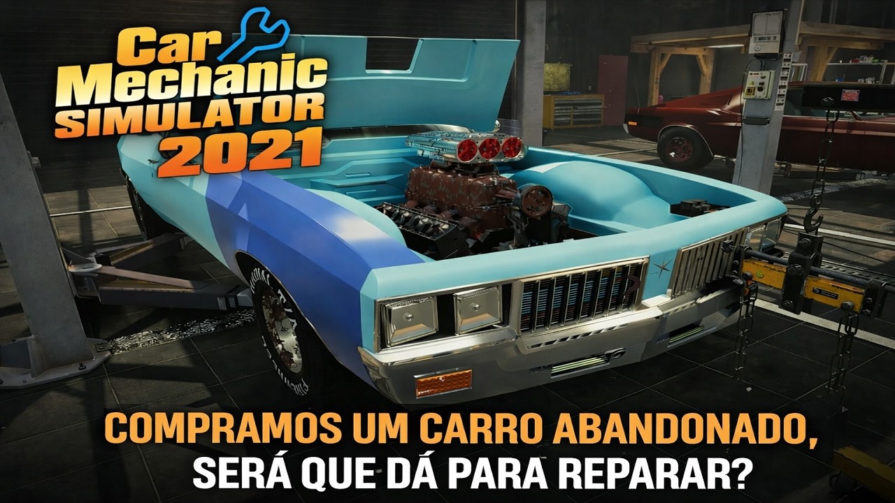 COMPREI um carro abandonado no CAR MECHANIC SIMULATOR 2021 e vamos RESTAURÁ-LO 100% - PARTE 1