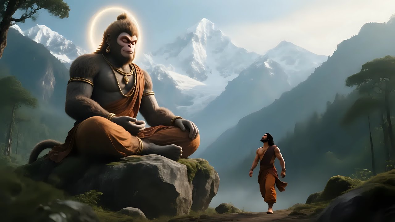 Mahabharatham | மகாபாரதம் - வன பருவம் | பீமன் நித்திய அனுமனை சந்திக்கிறான் 23