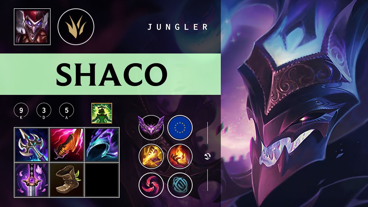 Shaco Jungle vs Qiyana - EUW Master Patch 26.02