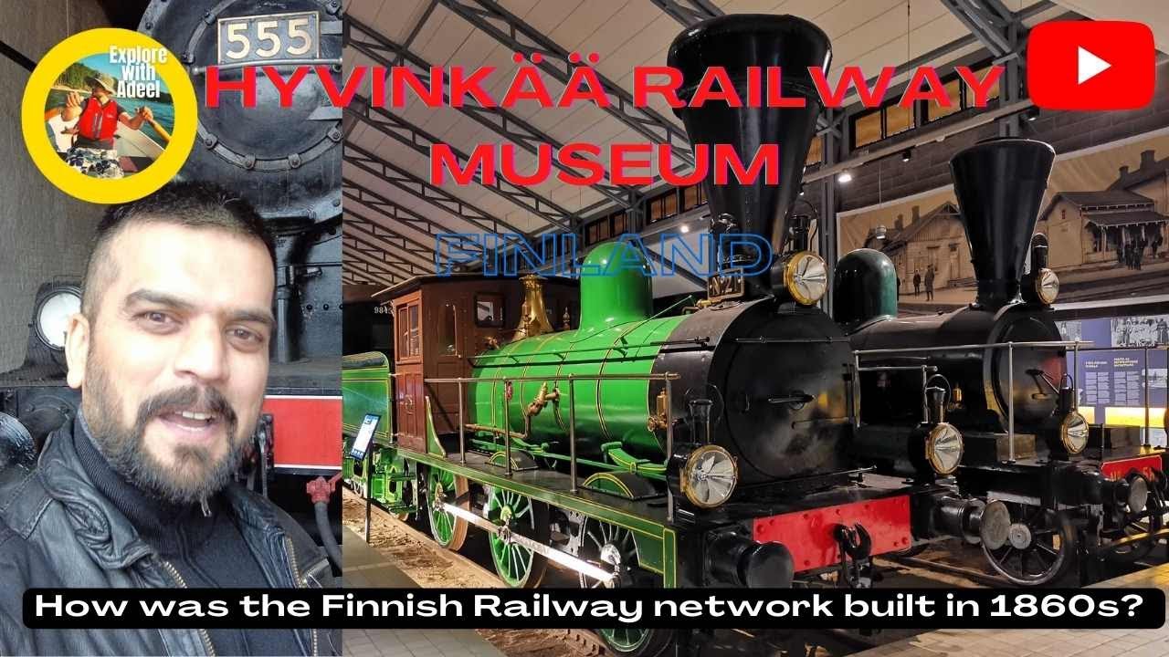 Hyvinkää Railway Museum|| Finland|| Explore with Adeel Khan
