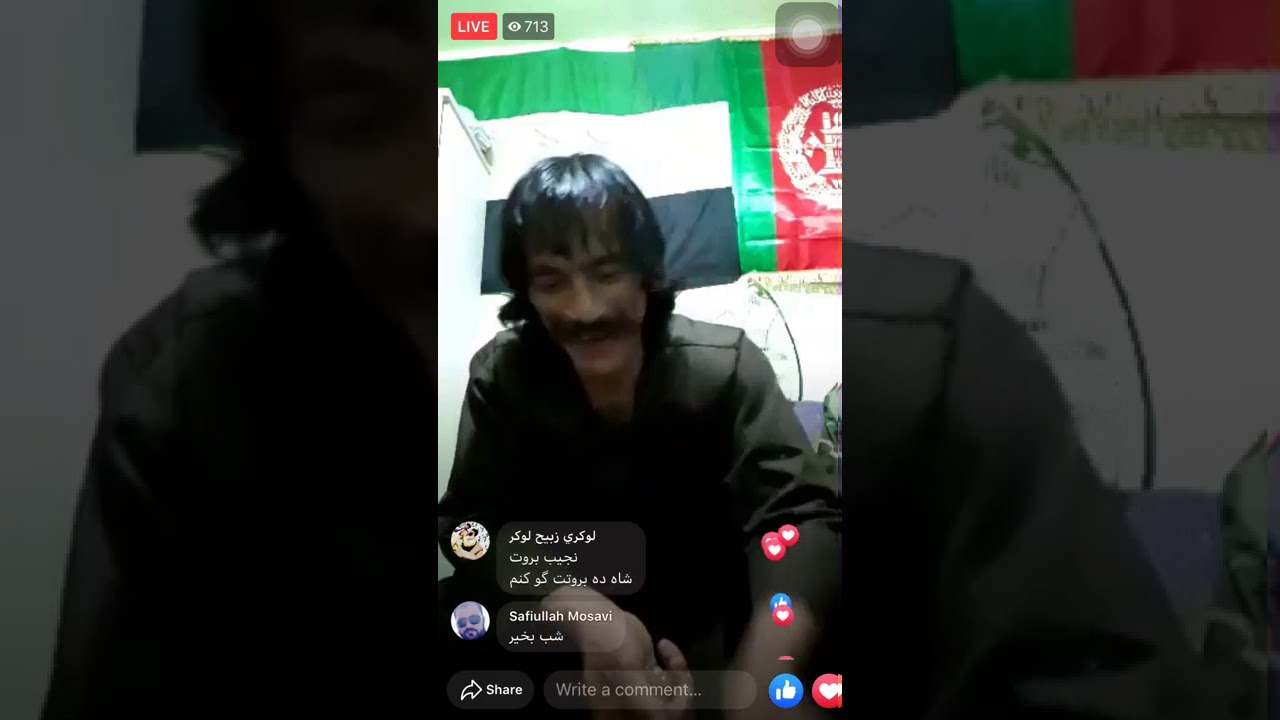 لایف نجیب بروت بسیار خنده دار😁😁😁