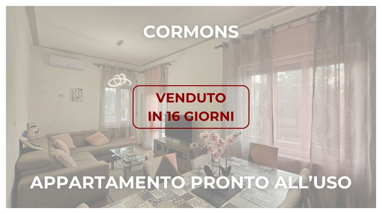 Ampio appartamento tricamere pronto all'uso a Cormons - Richiesta euro 97'000