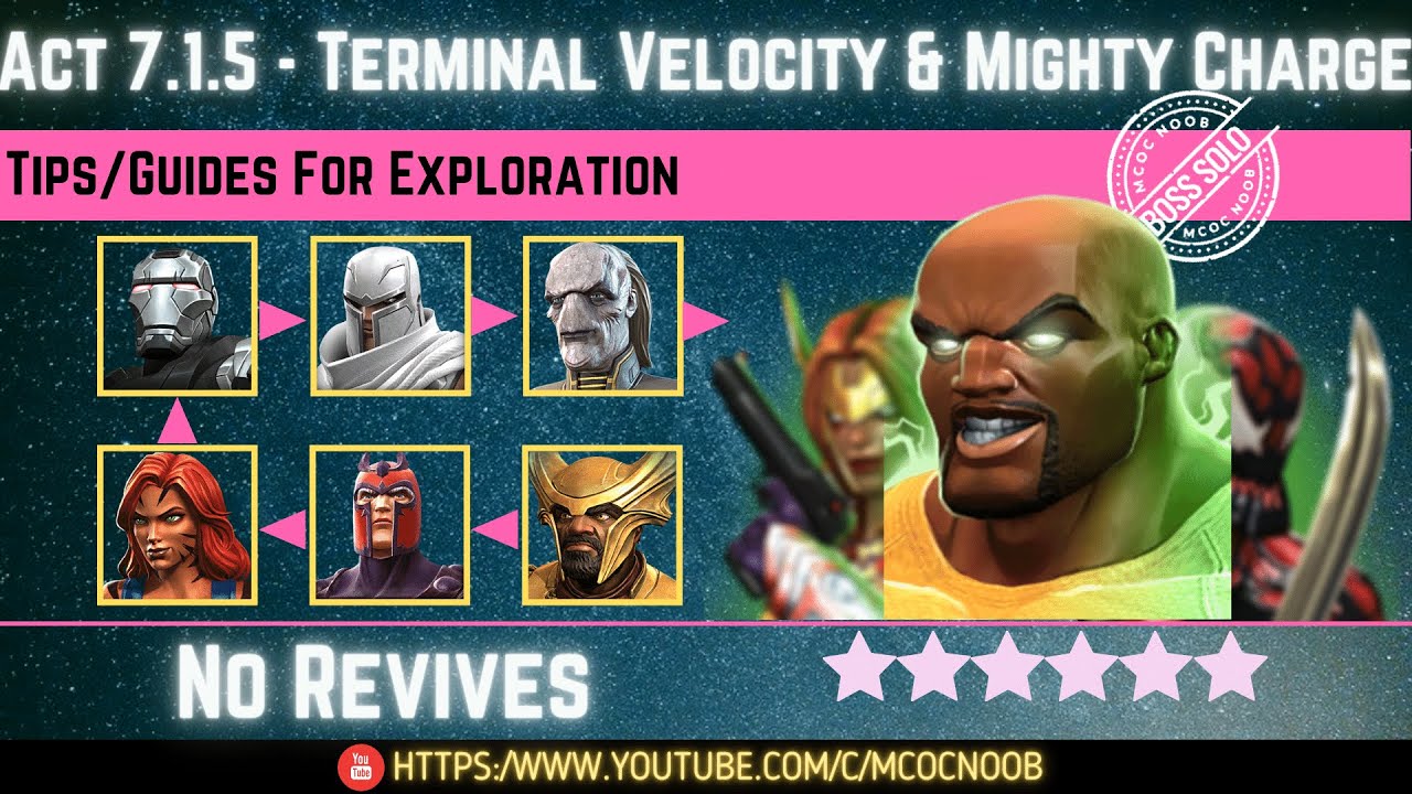 MCOC: Акт 7.1.5 &mdash; Предельная скорость и Мощный рывок &mdash; Советы/Руководства &mdash; Без возрождений &mdash; Сюж...