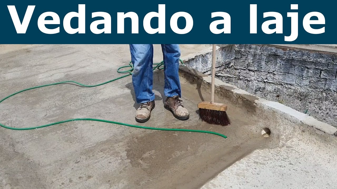 Você ja sabe qual é o primeiro passo da vedação de uma laje usando manta liquida cimenticia?
