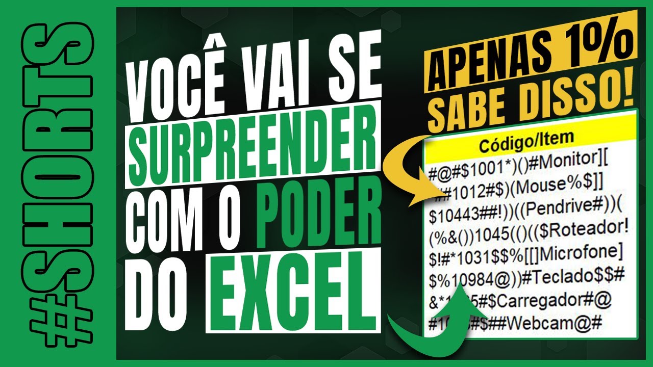 COMO EXTRAIR DADOS NO EXCEL