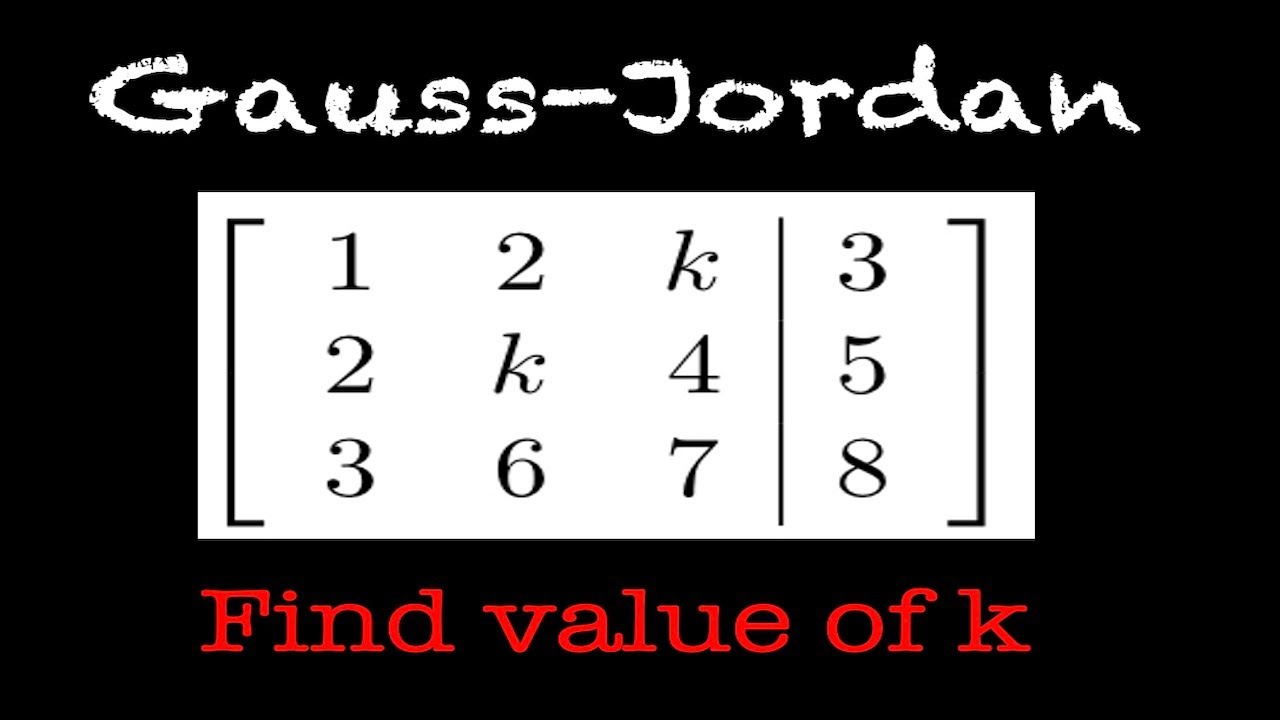 Gauss-Jordan - Systems of Equations - Inconsistent Solution ( No Solution )