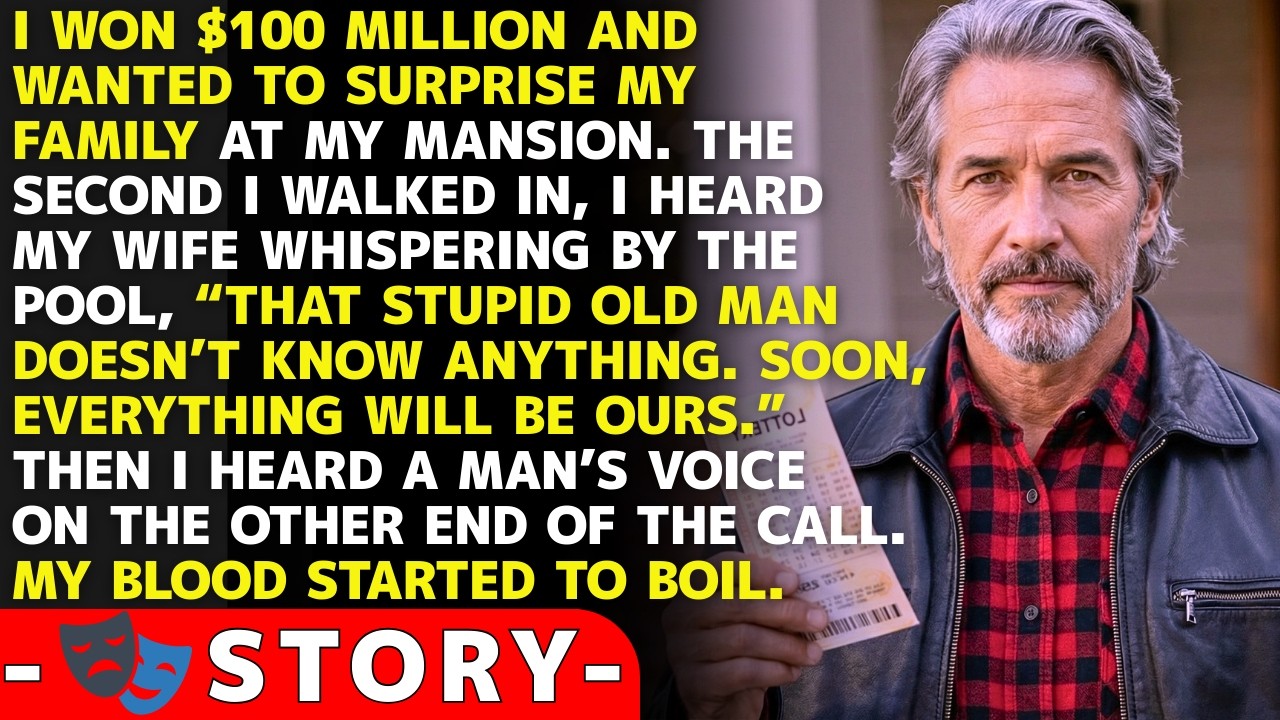 I Won $100M and Came Home To Surprise My Wife — When I Walked In, Her Whisper Made My Blood Boil