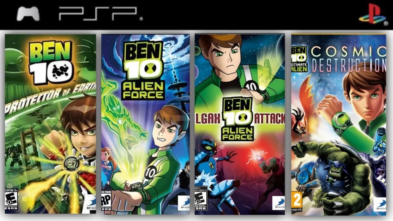All Ben 10 Games on PSP