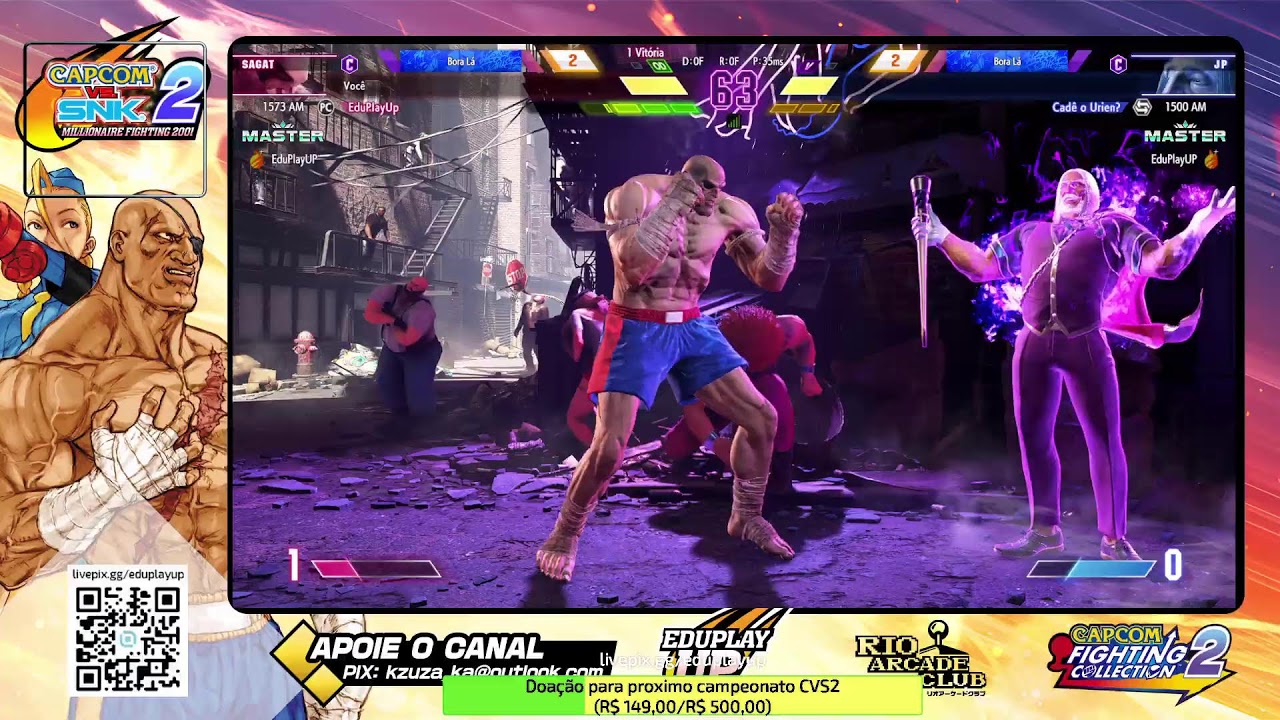 Live teste Retroarc online  BeatUp  + Sf6