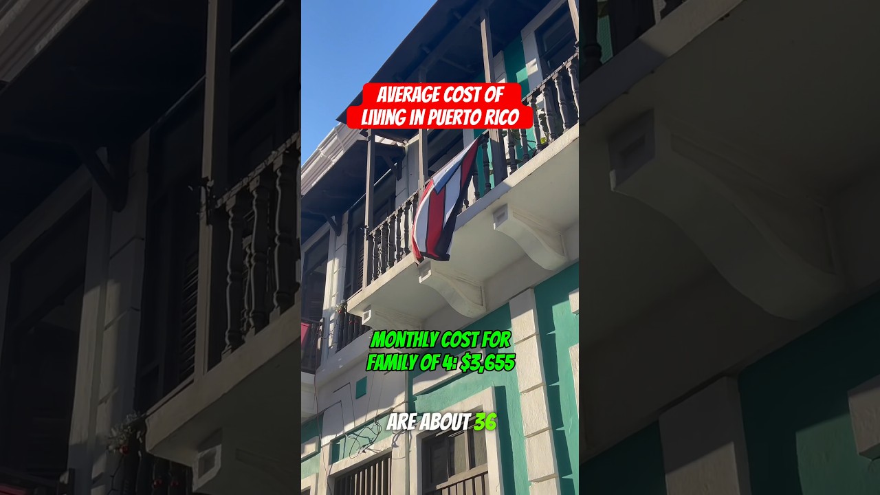 Average Cost of Living in Puerto Rico 🇵🇷 #expat #puertorico