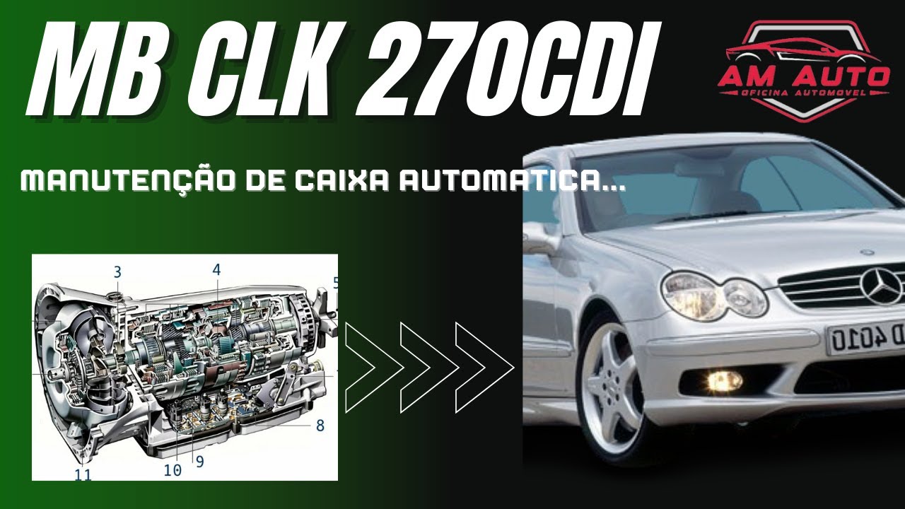 MB CLK 270CDI #CAIXA AUTOMATICA MAU FUNCIONAMENTO