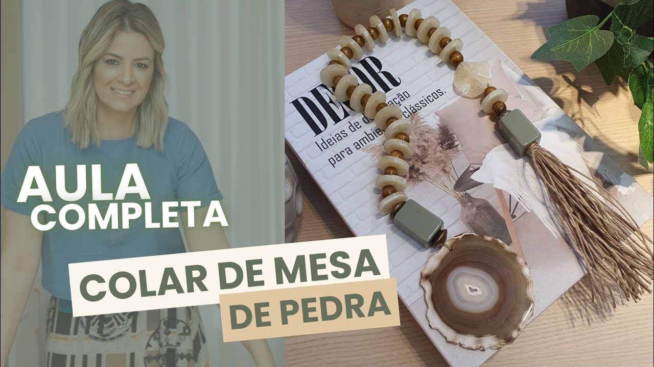 COMO FAZER COLAR DE MESA DE PEDRA PARA VENDER