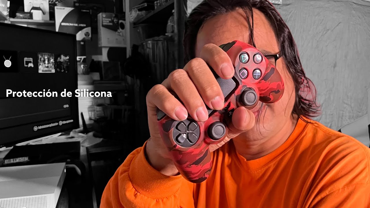 C&oacute;mo ponerle goma de protecci&oacute;n a control de PS4 ?