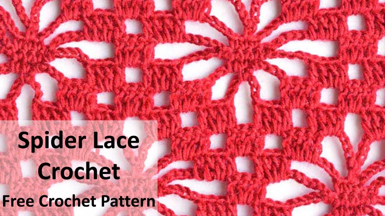 Spider lace crochet - FREE CROCHET PATTERN