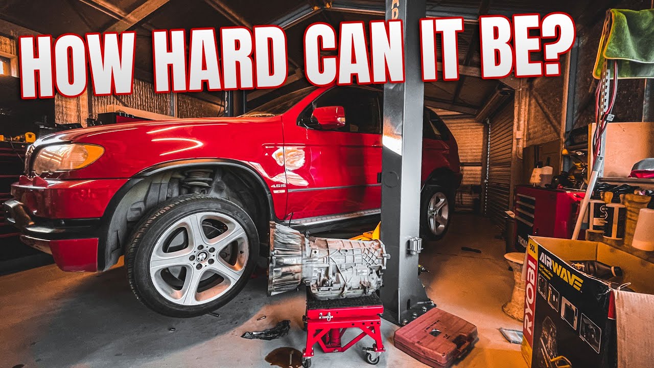 BMW E53 X5 4.6IS Transmission Removal: LETS GET THIS FIXED!!!