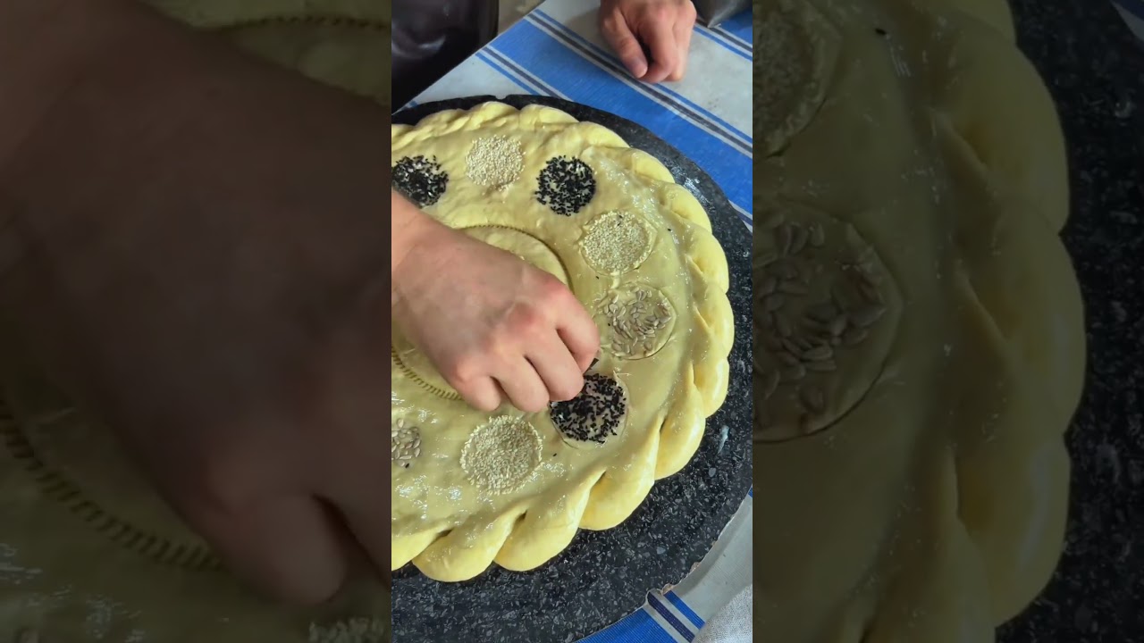 Xinjiang's carved naan. So beautiful #naan #food