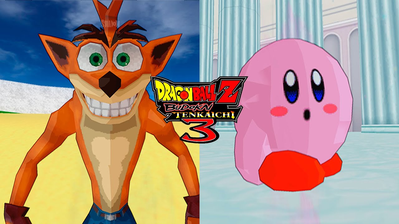 [TAS] Crash VS Kirby (COM VS COM) | Budokai Tenkaichi 3 MOD [ENG]