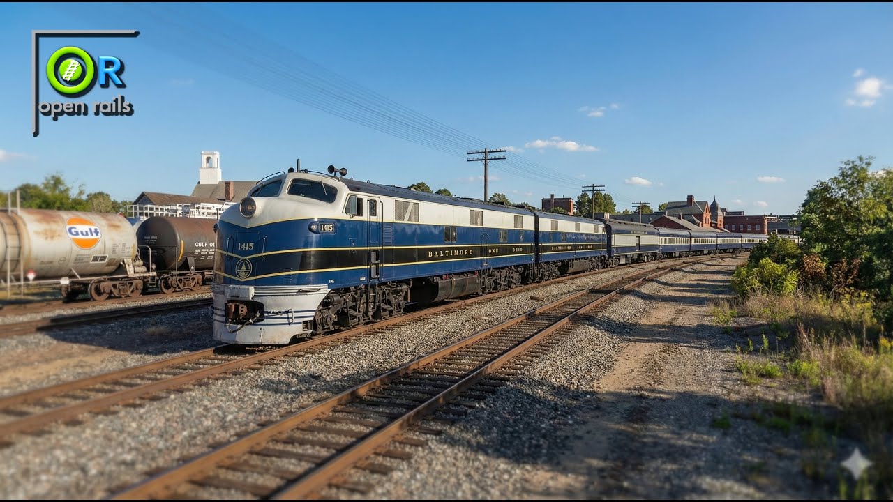 Open Rails - B&O Cumberland Division - West End | National Limited 11 (Keyser - Grafton)