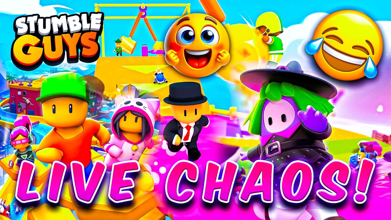 (Vertical)🔴STUMBLE GUYS LIVE — This Lobby Is Actually Wild 😳🔥 | STUMBLE GUYS